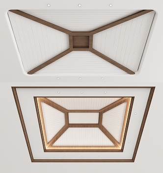 American ceiling 3d model