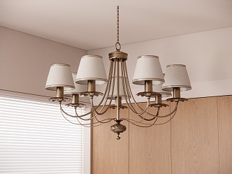 Antique chandelier 3d model