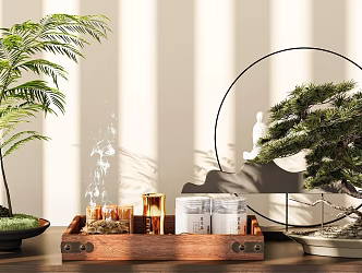 Modern Light Luxury Ornaments Combination Modern Decorative Ornaments Sideboard Ornaments Entrance Ornaments Dining Table Ornaments 3d model