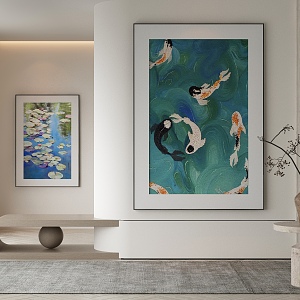 New Chinese Decorative Painting 3d model