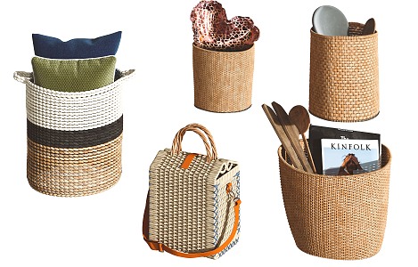 Storage Basket Frame Storage Box Fabric Storage Box Storage Basket Children's Storage Basket Children's Storage Box Basket Bamboo Basket 3d model