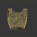 Sleeveless Lace Top With Black Gray Floral Pattern For Daily Use