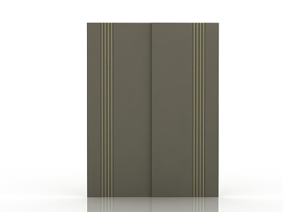 Wardrobe sliding door 3d model