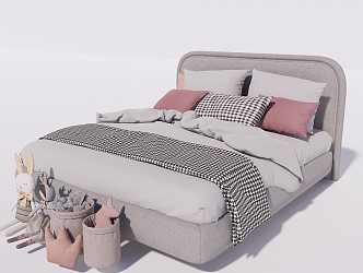 Modern Children's Bed 3d model