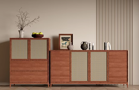 Modern Side Cabinet Entrance Cabinet Bucket Cabinet Low Cabinet Decorative Cabinet Silent Style Side Cabinet 3d model
