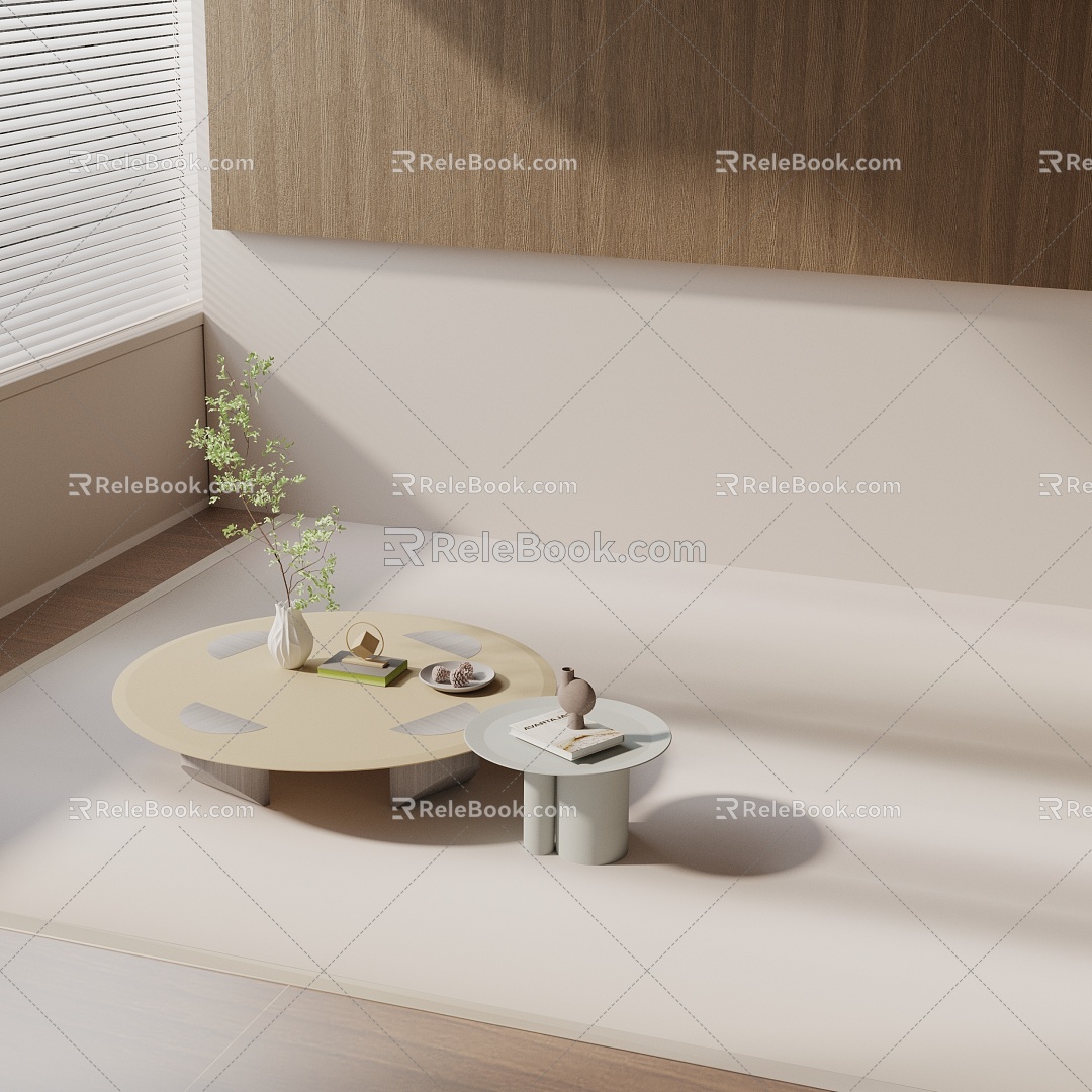 Modern coffee table 3d model