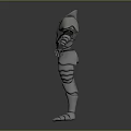 Shiny Metallic Silver Full Body Armor With Modern Futuristic Stylish Design