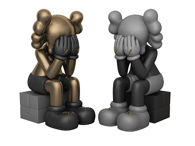 Light Luxury Kaws Toys model