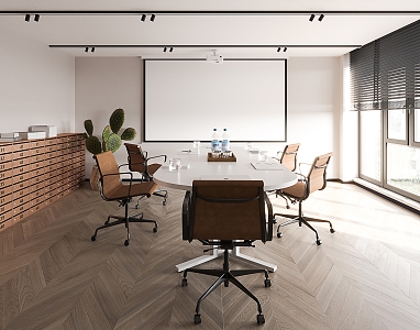 Modern Conference Room 3d model