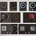 Modern Kitchen Cooktop Appliances With Induction Gas Types Black Glass Panels And Controls