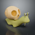 Snail Cartoon Snail Small Snail Reptile Cold Blooded Animal Reptile 3d model