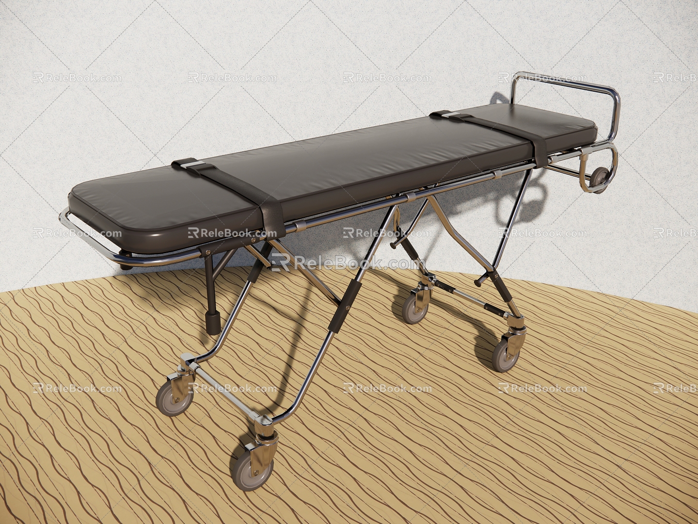 Modern Medical Equipment Hospital Stretcher Operating Table Hospital Equipment 3d model