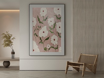 modern decorative painting 3d model