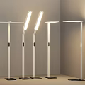 Modern White Floor Lamps With Slim Stands And Bright Lighting For Indoor Spaces