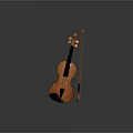 Handcrafted Solid Wood Violin Musical Instrument With Bow And Classical Design