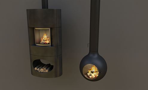 Modern stove 3d model