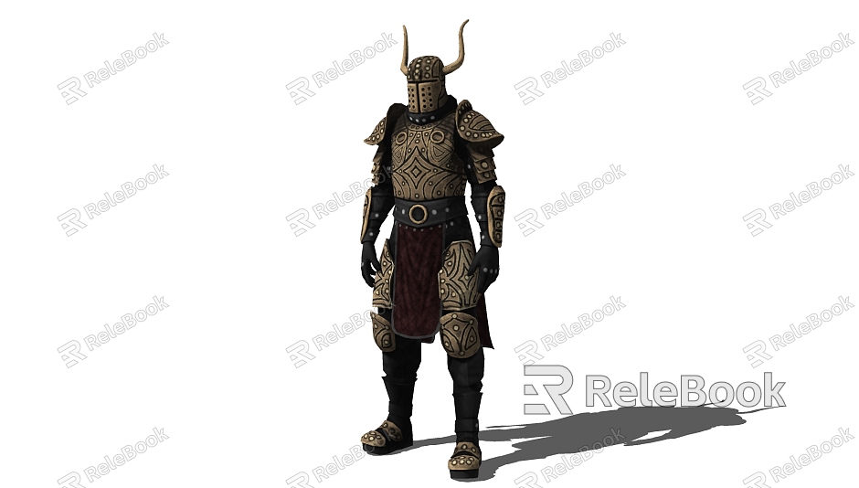 Modern Game Character Medieval Knight model