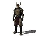 Modern Game Character Medieval Knight 3d model