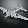 Modern Fighter Aircraft Old World War II Aircraft 3d model