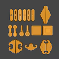 Various Assorted Metal Handles With Classic And Modern Design Styles