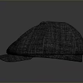 Fashionable Grey Plaid Newsboy Cap Casual Daily Life Essential Headwear Accessory