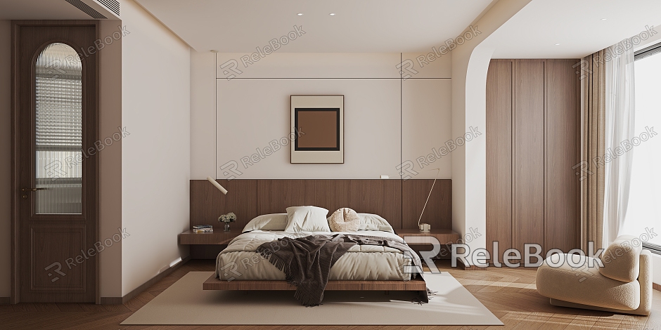 Retro Style Bedroom model