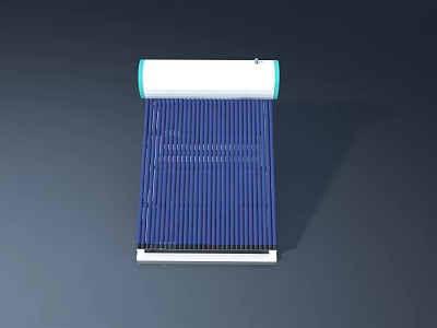 Modern Flat Door Featuring Blue Panel White Frame And Green Edge Design 3d model