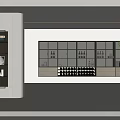 Modern Elegant Wine Cabinet With Glass Display Shelves Wine Bottles And LED Lighting