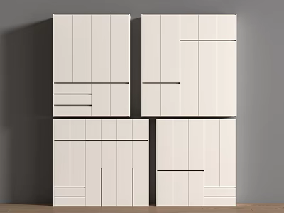 Modern wardrobe 3d model