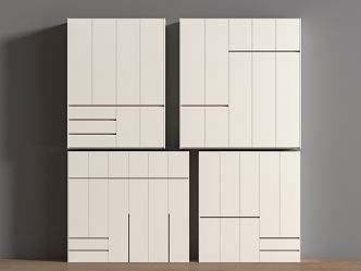 Modern wardrobe 3d model