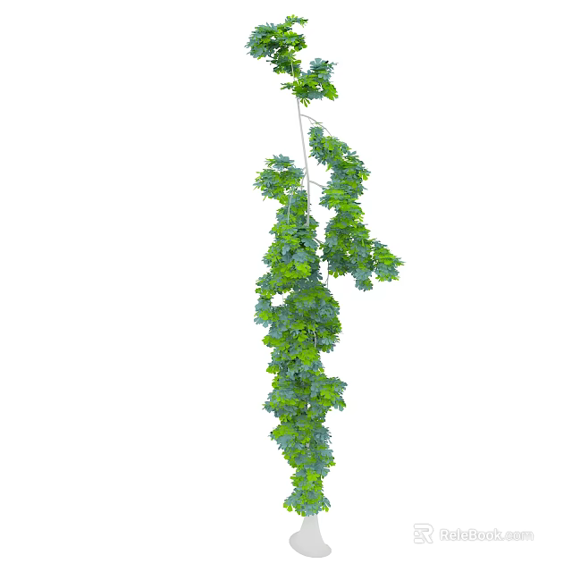 Lush Green Arbor With Climbing Vines And Dense Foliage Natural Growth 3d model 