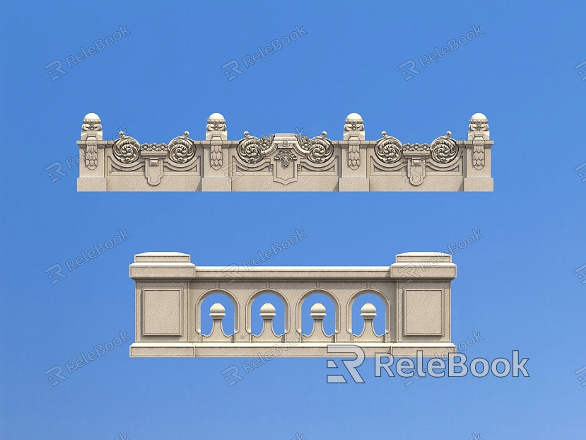 Villa Railing Building European Railing model