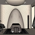 Luxury SPA Sauna Experience With Relaxing Massage Bed Warm Lighting And Natural Stone Design Environment