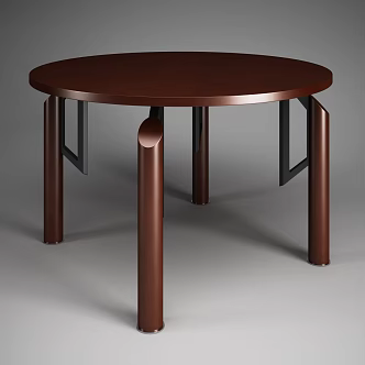 Modern Office Coffee Table Office Round Table Office Furniture 3d model