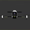 Advanced Space Exploration Drone With High Tech Camera And Propellers