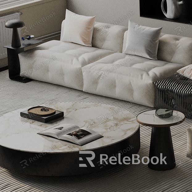 Modern coffee table model