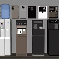 Various Modern Water Dispensers Home Daily Appliances With Different Styles And Colors