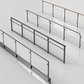 Modern Railings With Metal Frames And Glass Panels In Various Designs