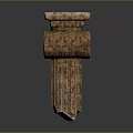 Architectural Classical Stone Column With Voluted Capital Textured Shaft And Ornate Details