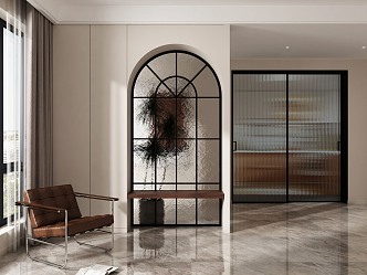 Modern Entrance 3d model