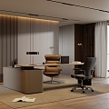 Modern Minotti Office 3d model