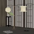 New Chinese floor lamp floor lamp combination 3d model