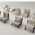Various Accent Chair Designs With Modern Styles And Different Materials