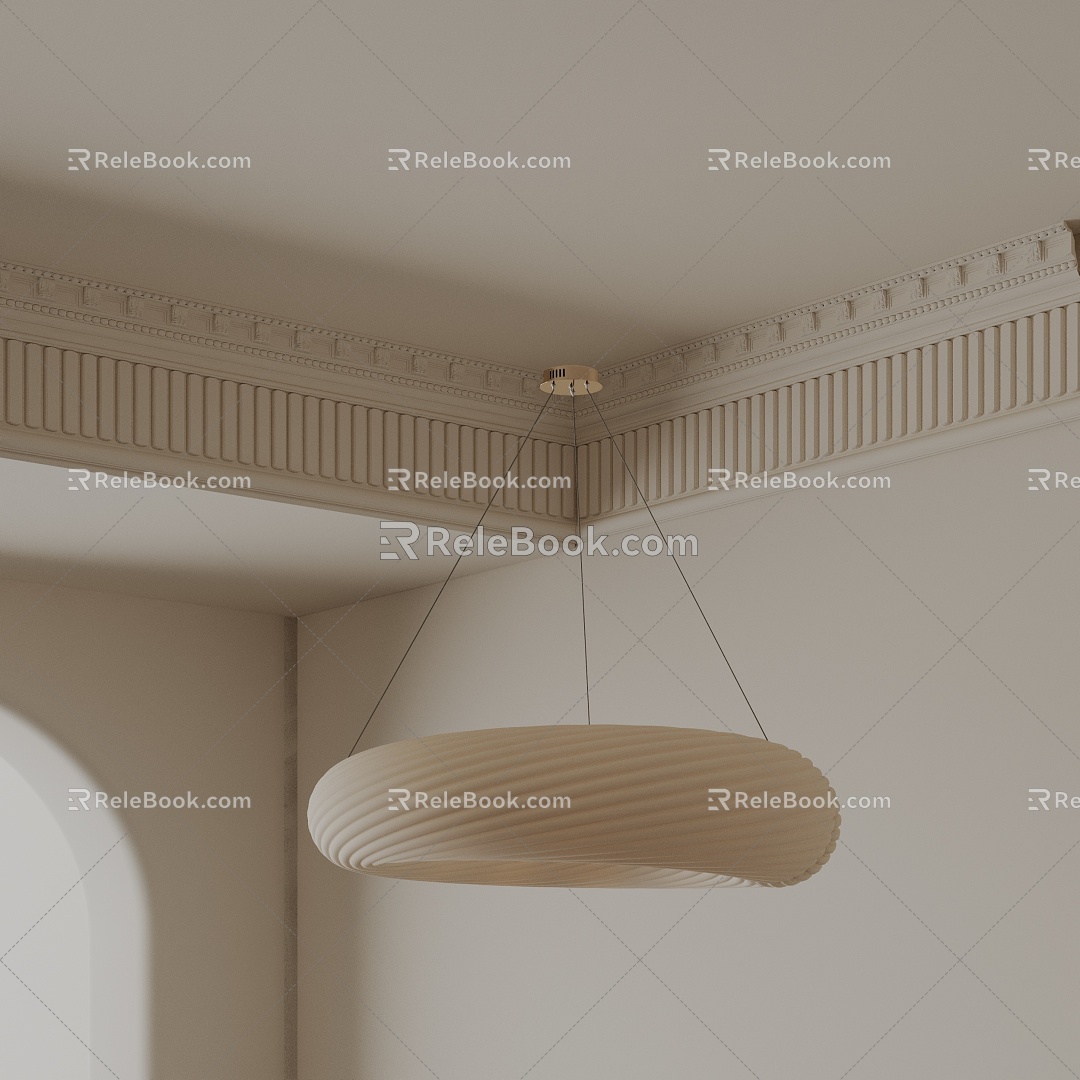 Modern chandelier 3d model