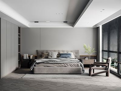 Modern Bedroom 3d model