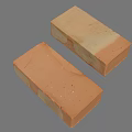 Natural Stone Wood Blocks with Smooth Surface and Light Brown Textured Appearance 3d model