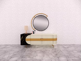 Elegant dresser 3d model