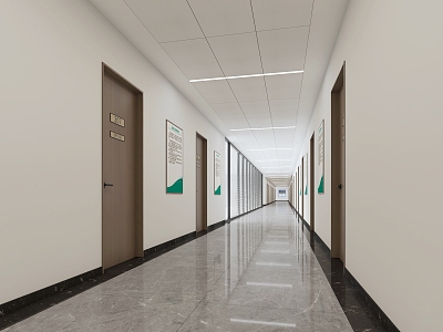 The Modern Corridor 3d model