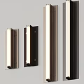 Modern Stylish Wall Lamps With Sleek Black Gold Finish And LED Lighting Design