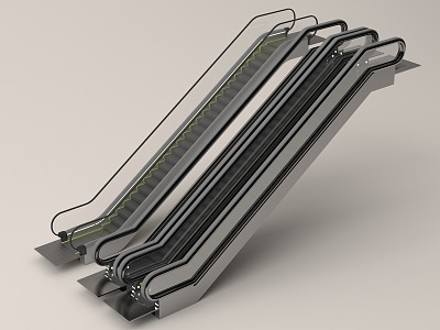 Escalator Elevator Escalator Elevator Mall Elevator 3d model